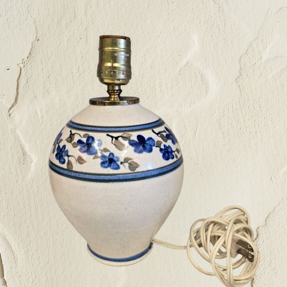 Floral Ceramic Table Lamp - Picture 1 of 1